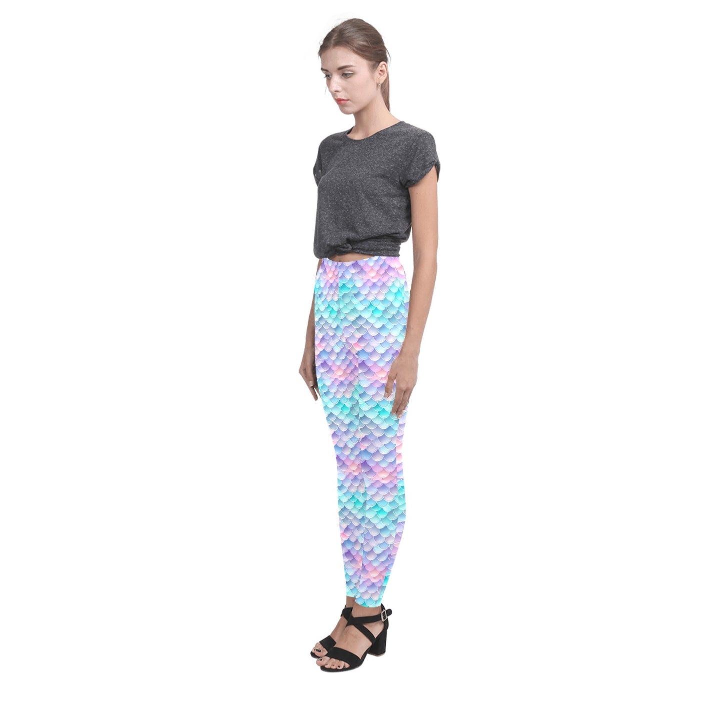 Pastel Mermaid Tail  Women's Leggings