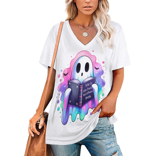 Ghost Reader Short Sleeve Loose tshirt 2 colors