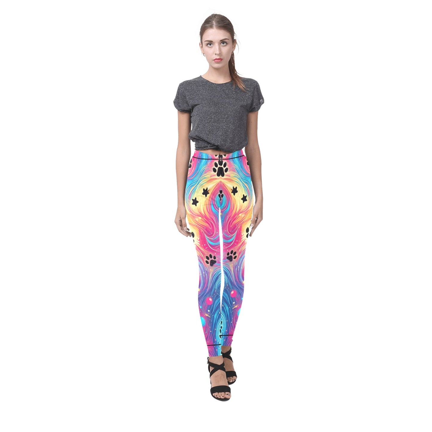 Rainbow Paws  Women's Leggings