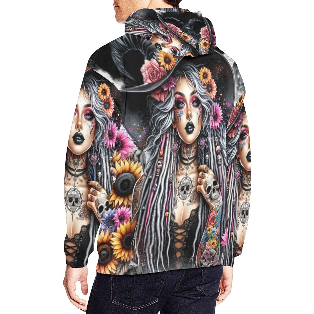 Witch Girl Hoodie for Men (USA Size)