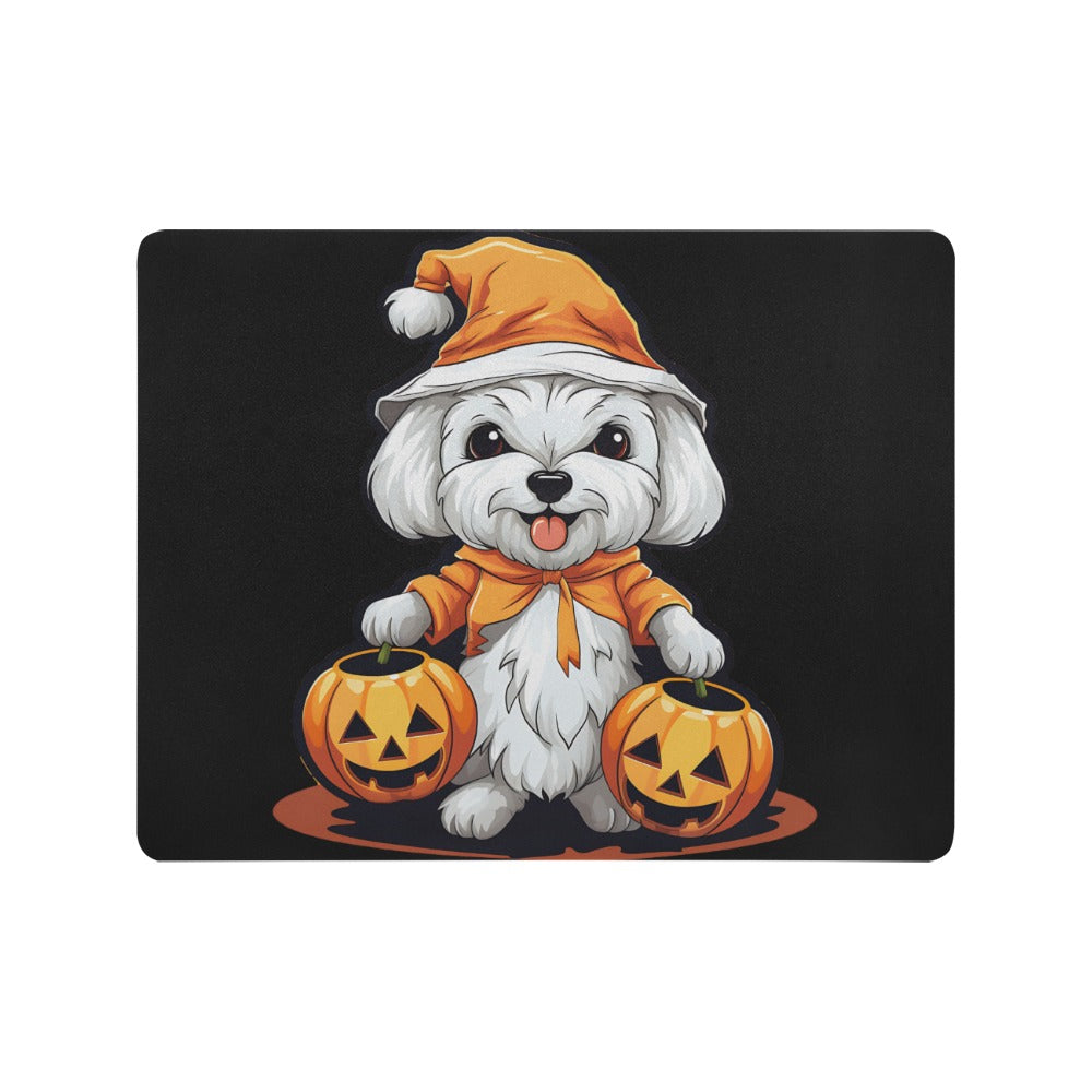 Maltese Halloween Mouse Pads