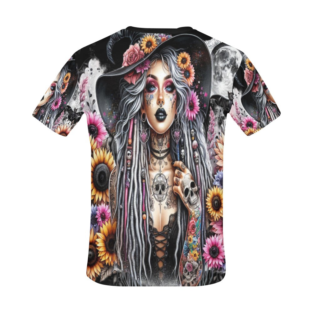 Witch Girl T-Shirt for Men (USA Size)