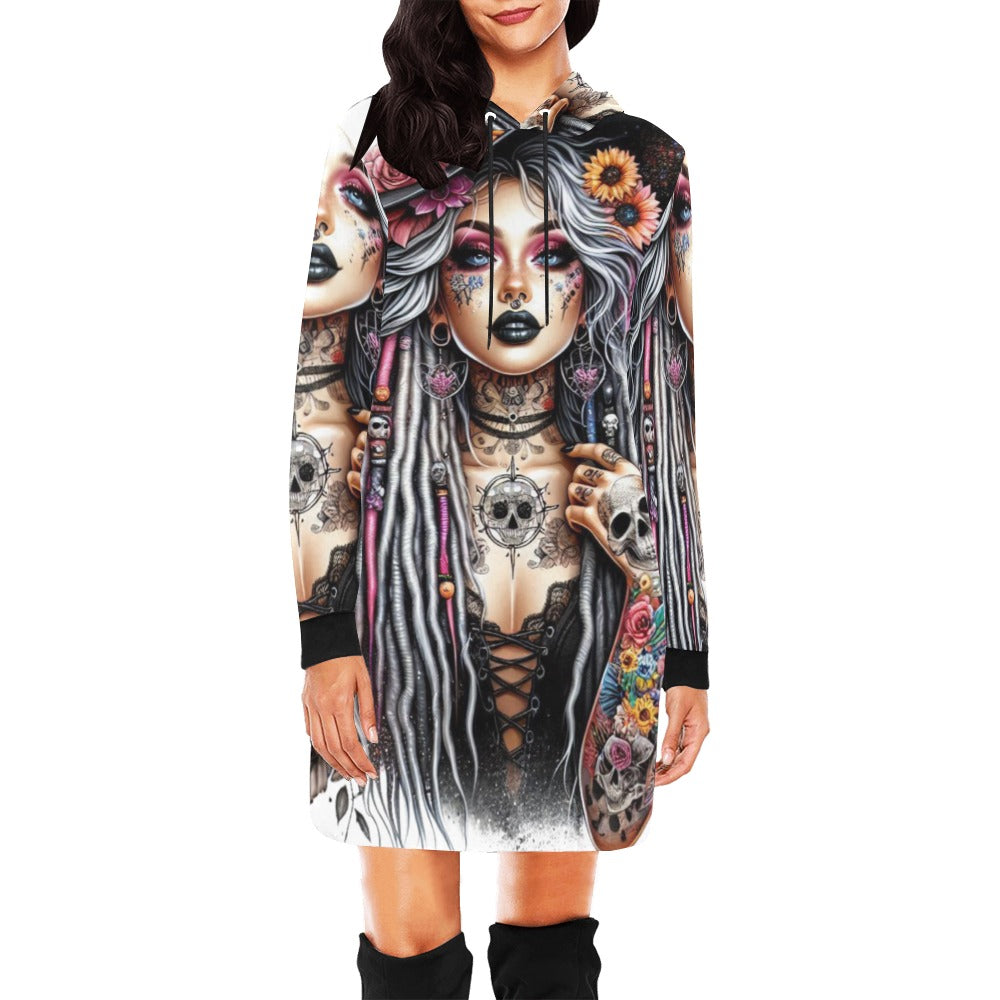 Witch Girl Hoodie Mini Dress