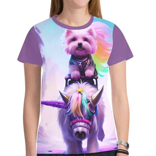 Ashie & Unicorn T-shirt for Women