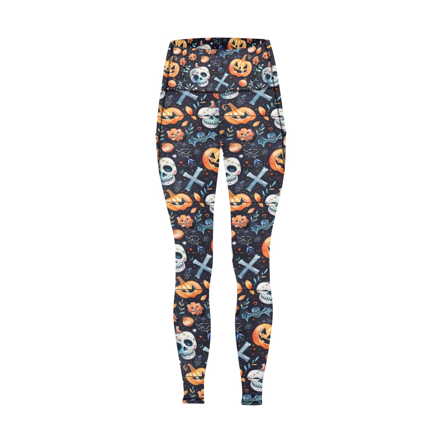 Halloween Time 3 Women's  Leggings with Pockets