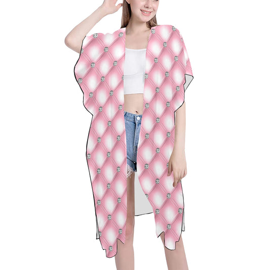 Mid-Length Side Slits Chiffon Cover Up V2 Mood 2