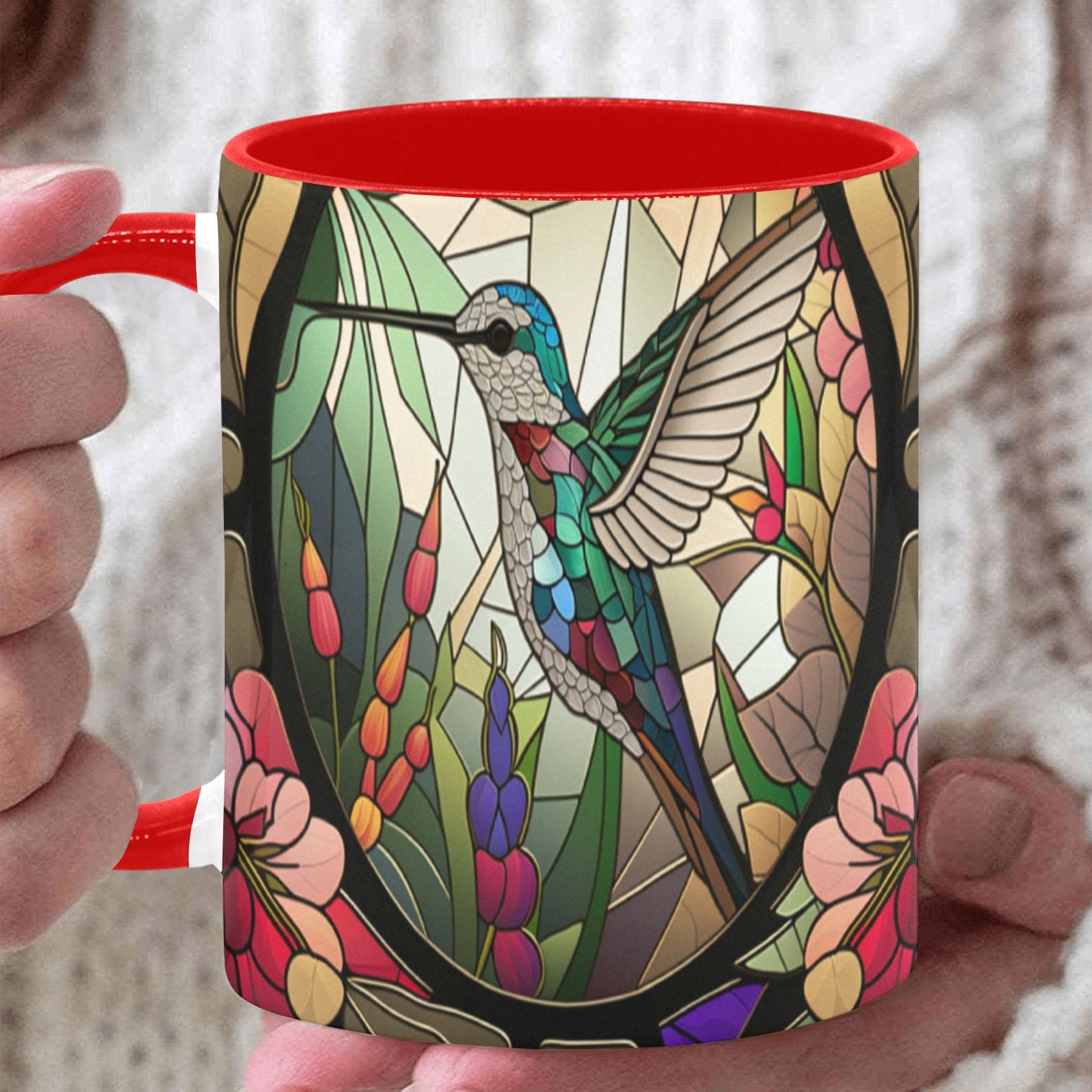 Hummingbird 4 Mugs 11 oz