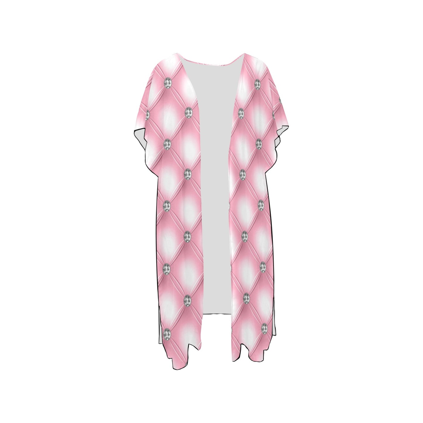 Mid-Length Side Slits Chiffon Cover Up V1 mood 2