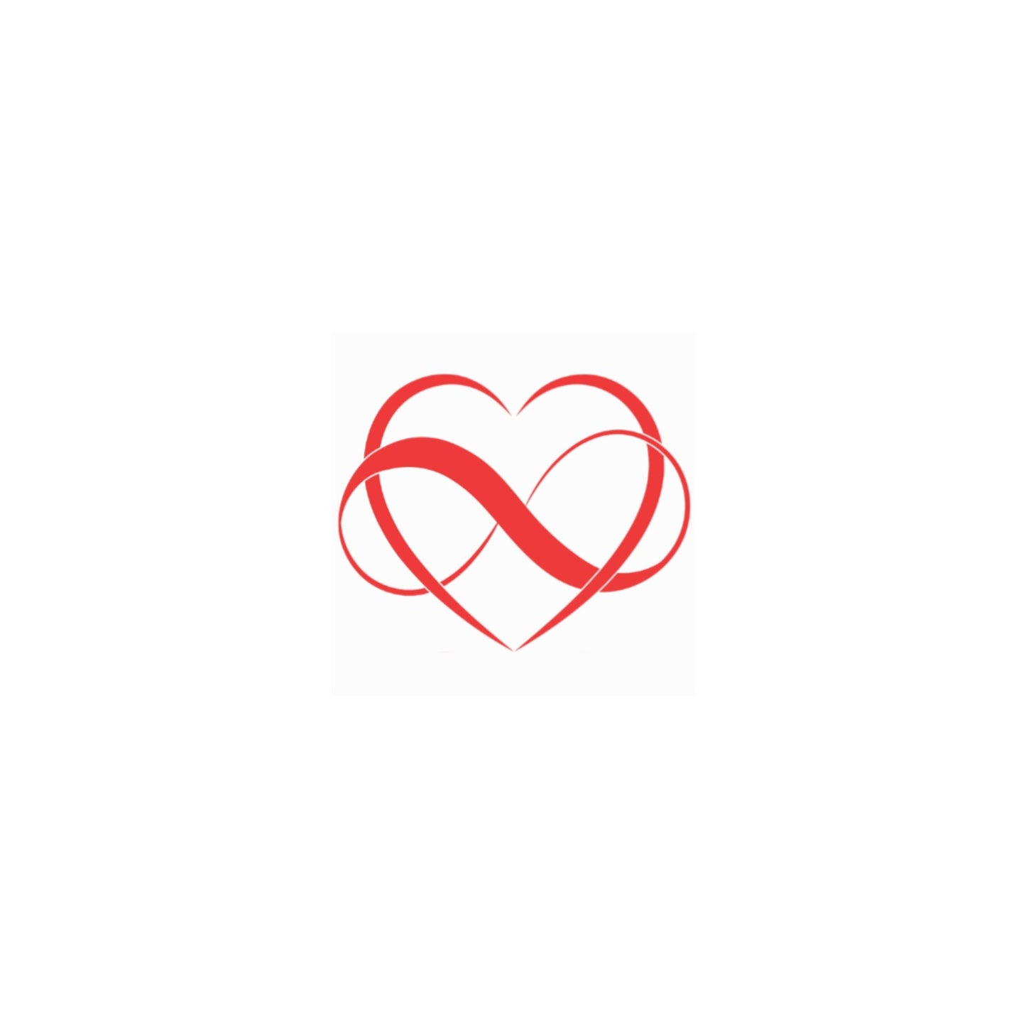 Love Infinity Heart Temporary Tattoo 15 pieces