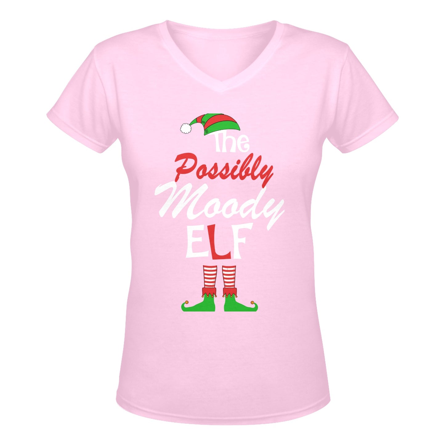 The Possibly Moody Elf Women's Deep V-neck T-shirt