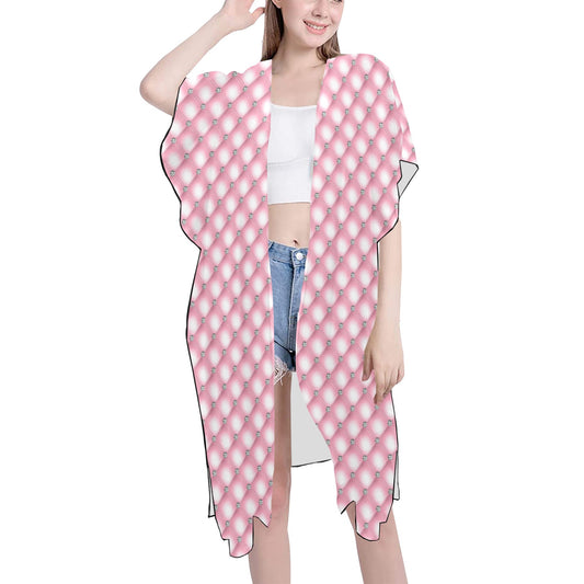 Mid-Length Side Slits Chiffon Cover Up V3 Mood 2