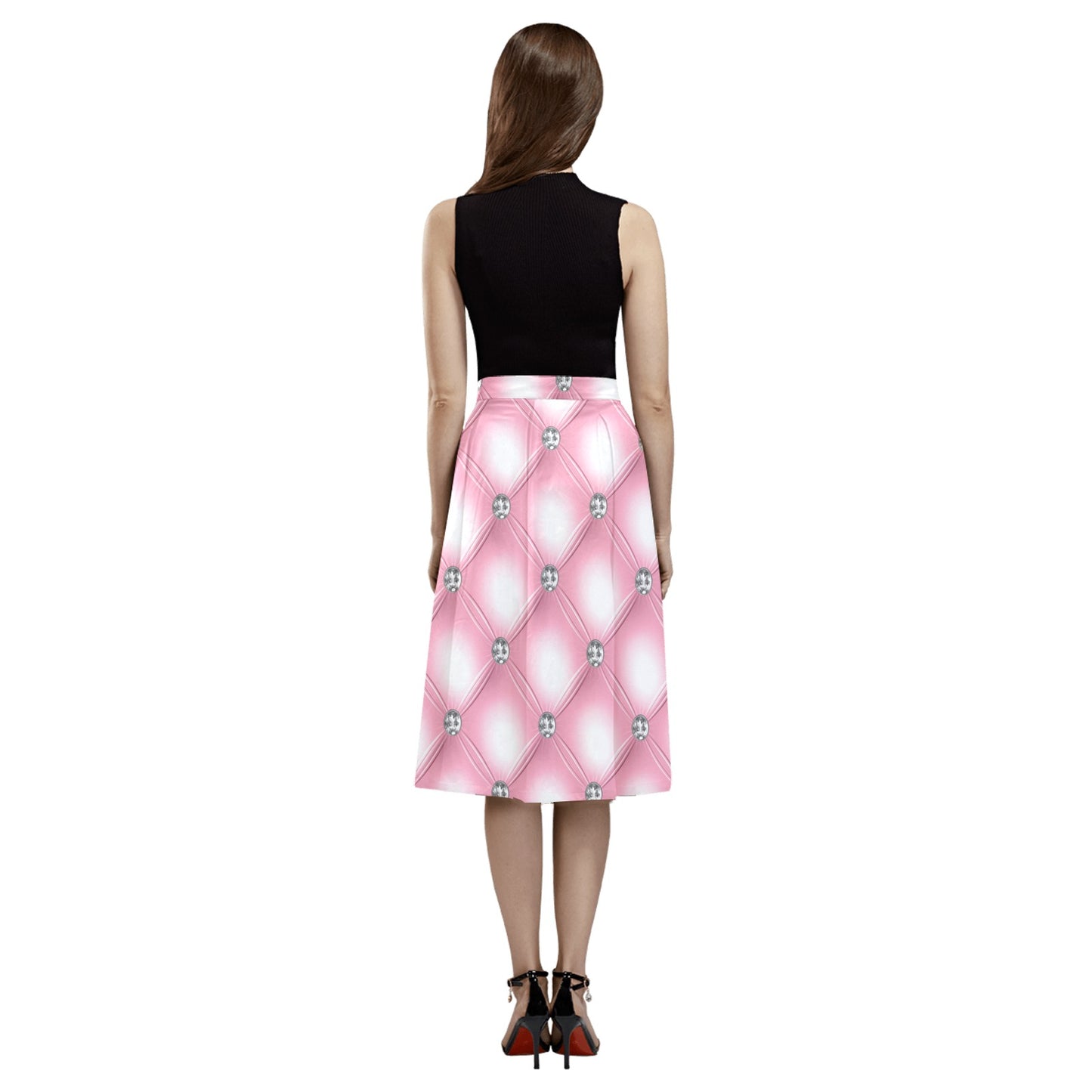 Mnemosyne Women's Crepe Skirt V1