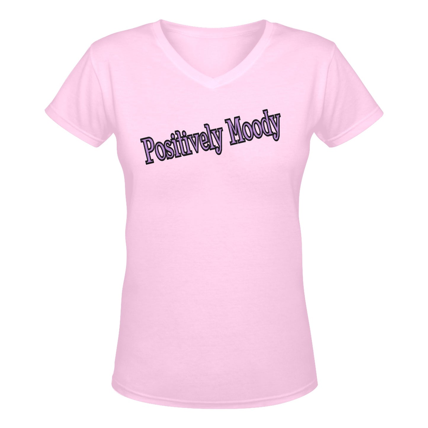 Positively Moody Women's Deep V-neck T-shirt