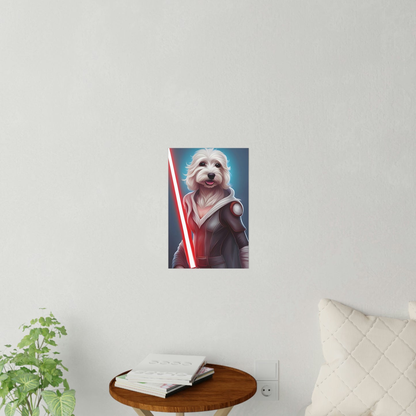 Maltese Female Star Wars Warrior Inspired Wall Decals