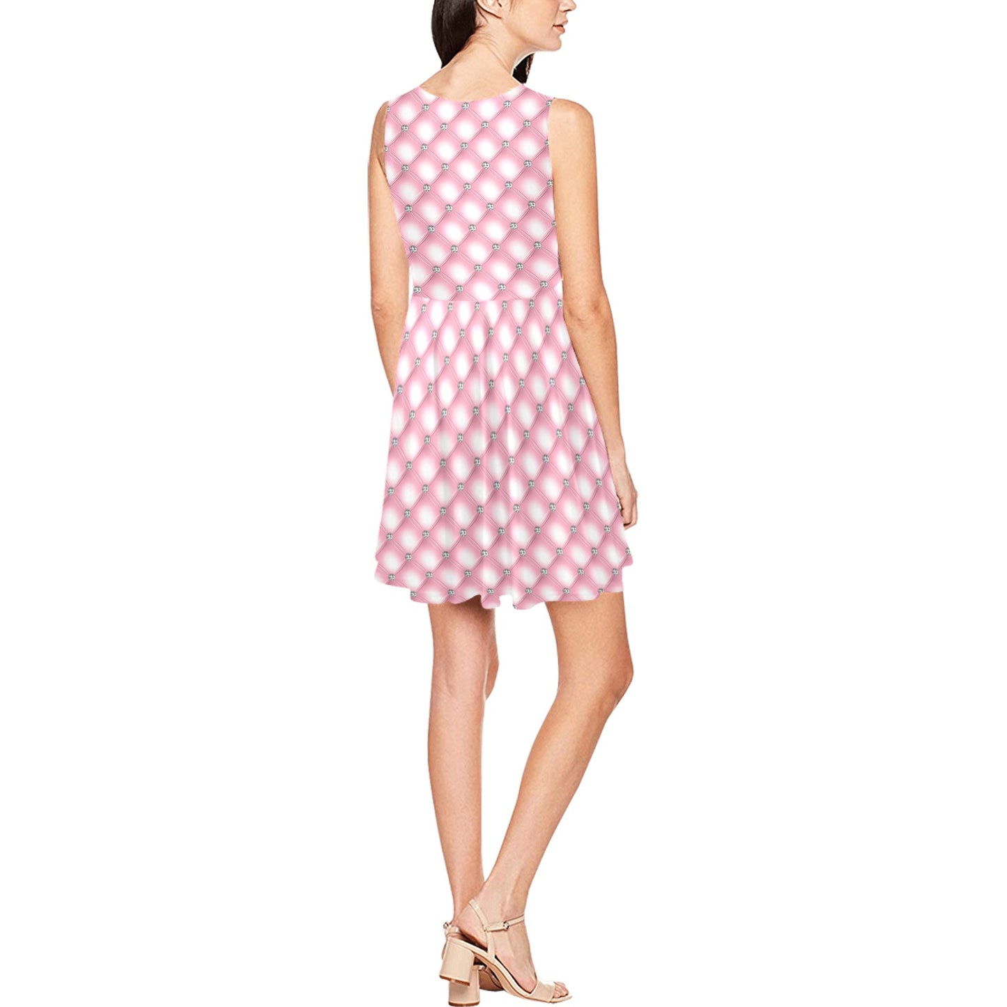 Thea Sleeveless Skater Dress V4 Mood 2