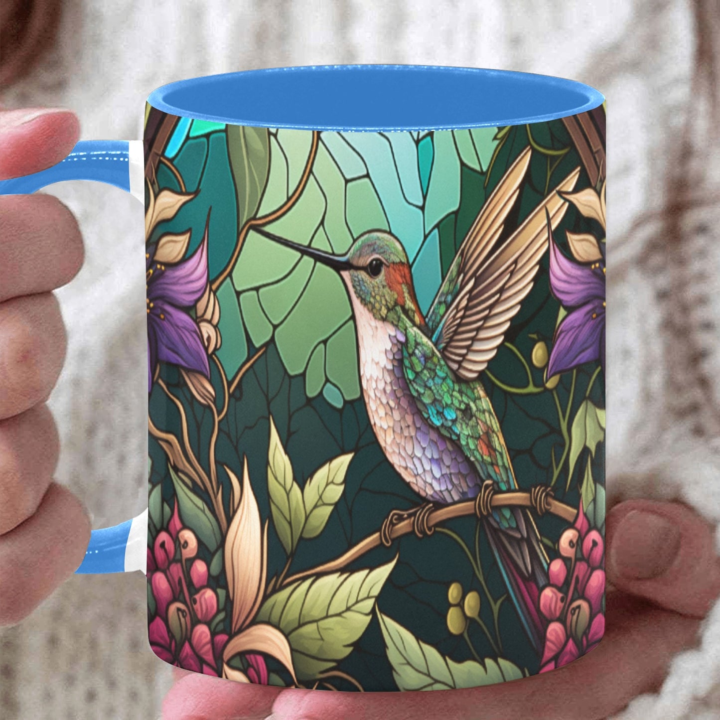 Hummingbird 7 Mugs 11 oz 10 colors