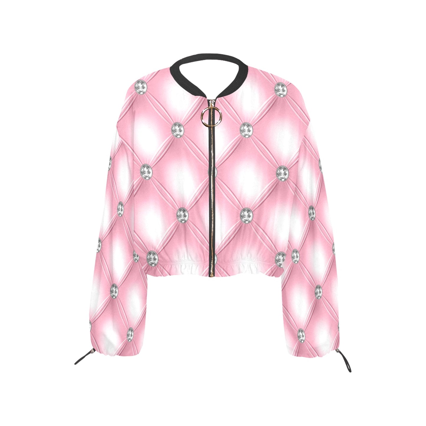 Cropped Chiffon Jacket for Women V1