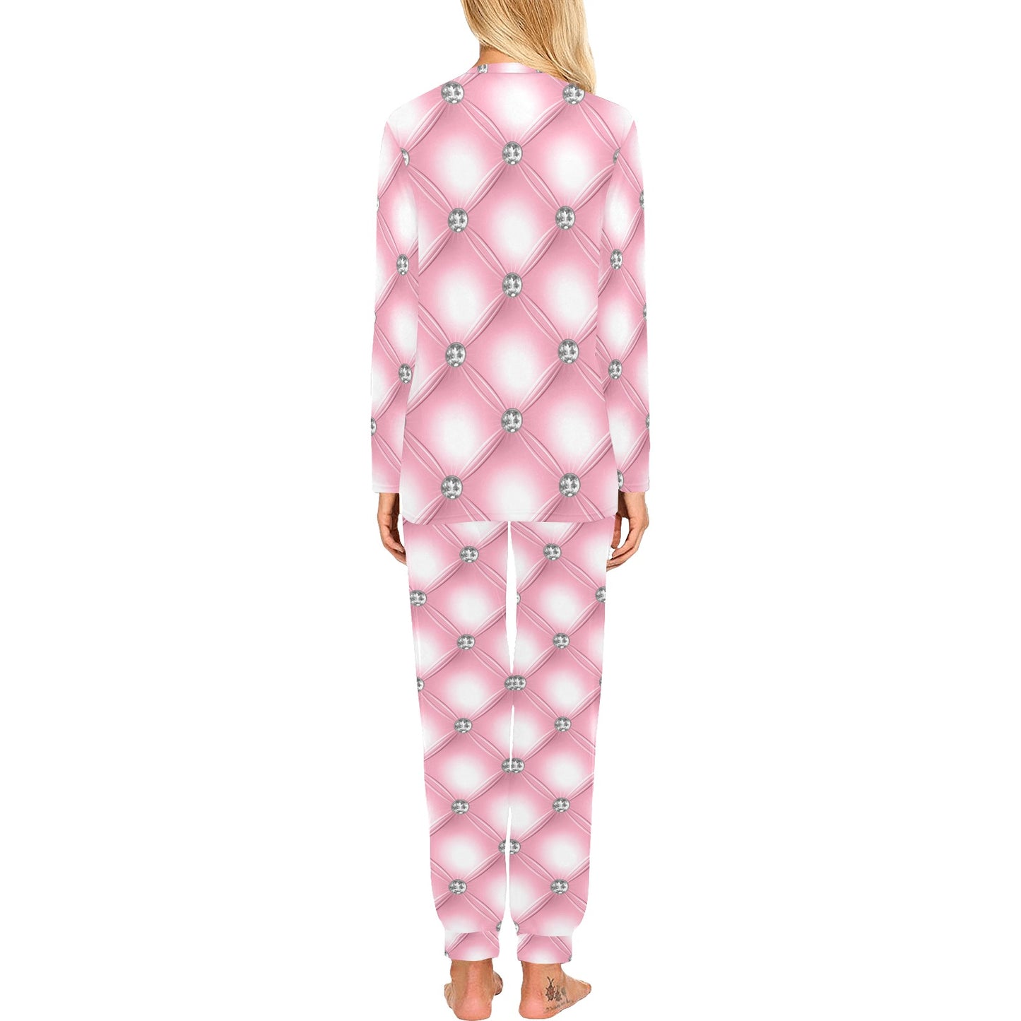 Women's All Over Print Pajama Set V2 Mood 2