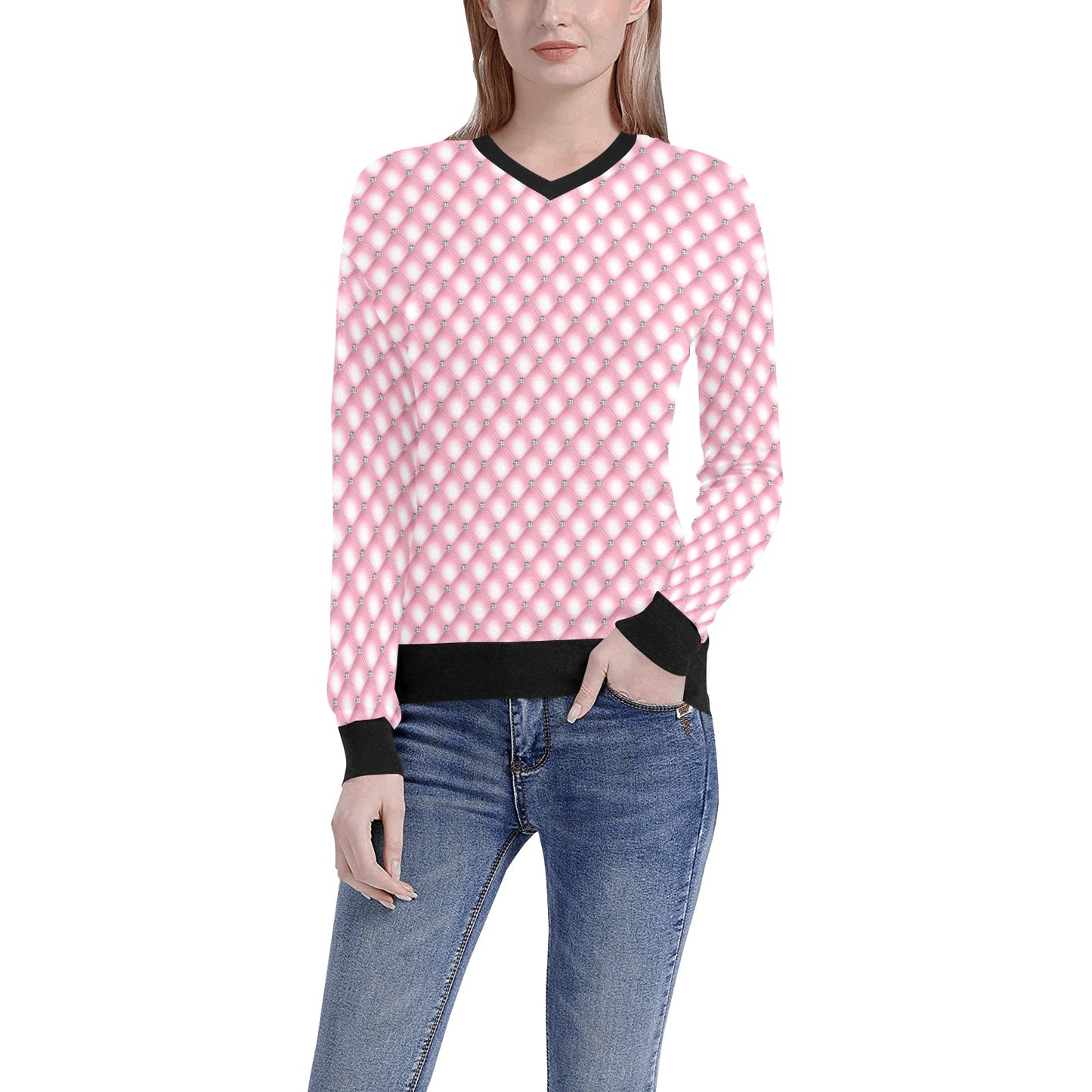 Women's  V-Neck Sweater V6