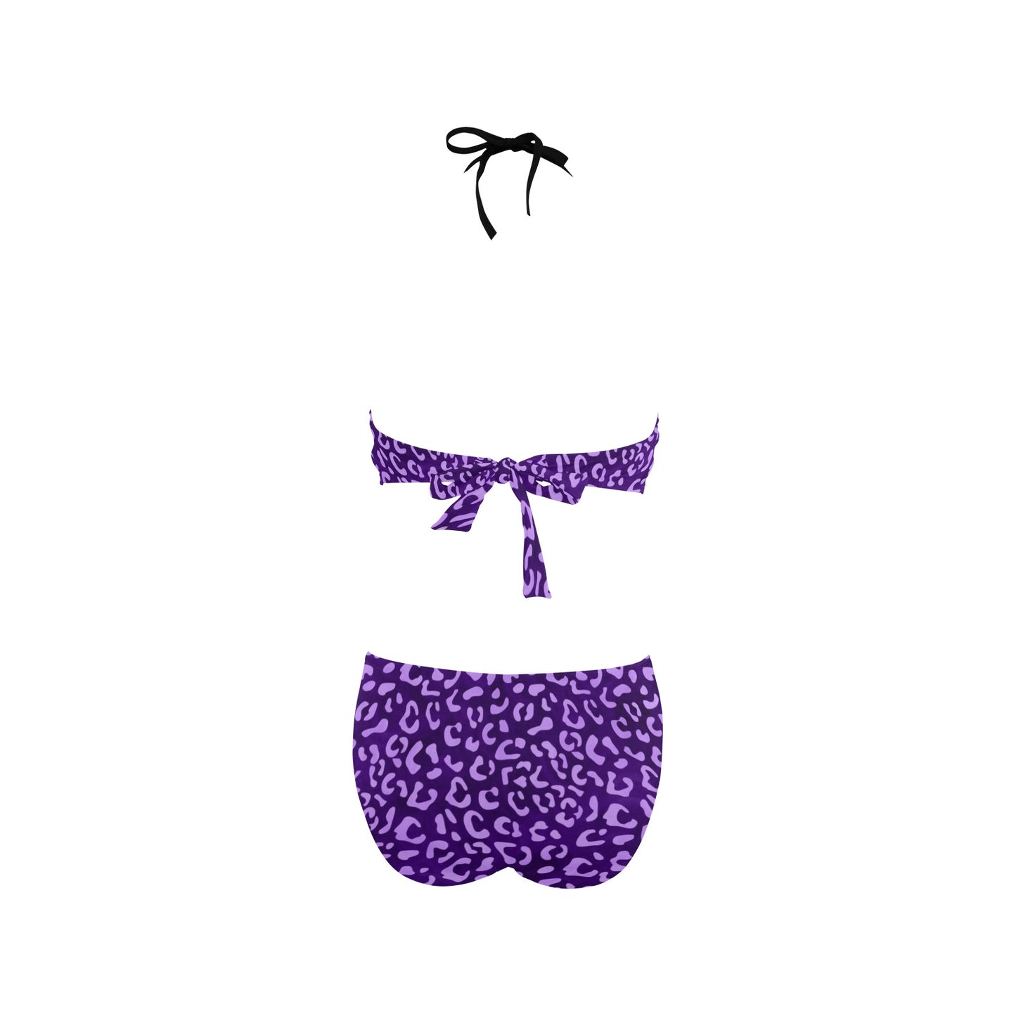 PurpleLeopard Women's Fringe One Piece Swimsuit