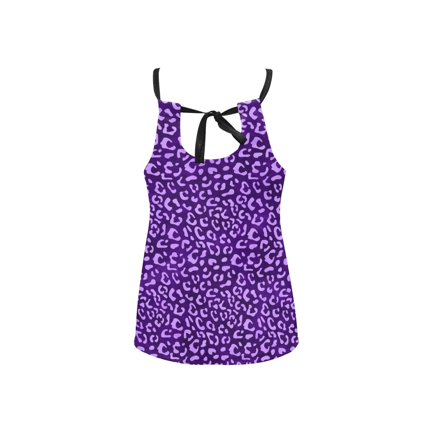 PurpleLeopard 2 Women's Loose Fit Adjustable Halter Neck Tank Top