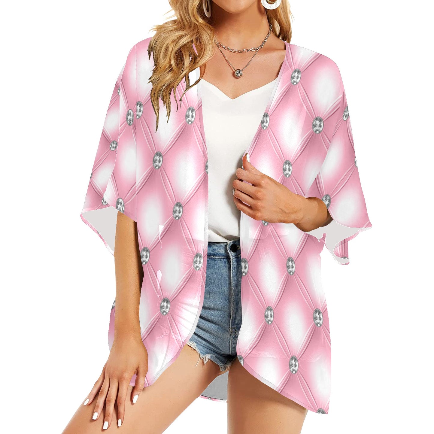 Women's Kimono Chiffon Cover Up V2 Mood 2