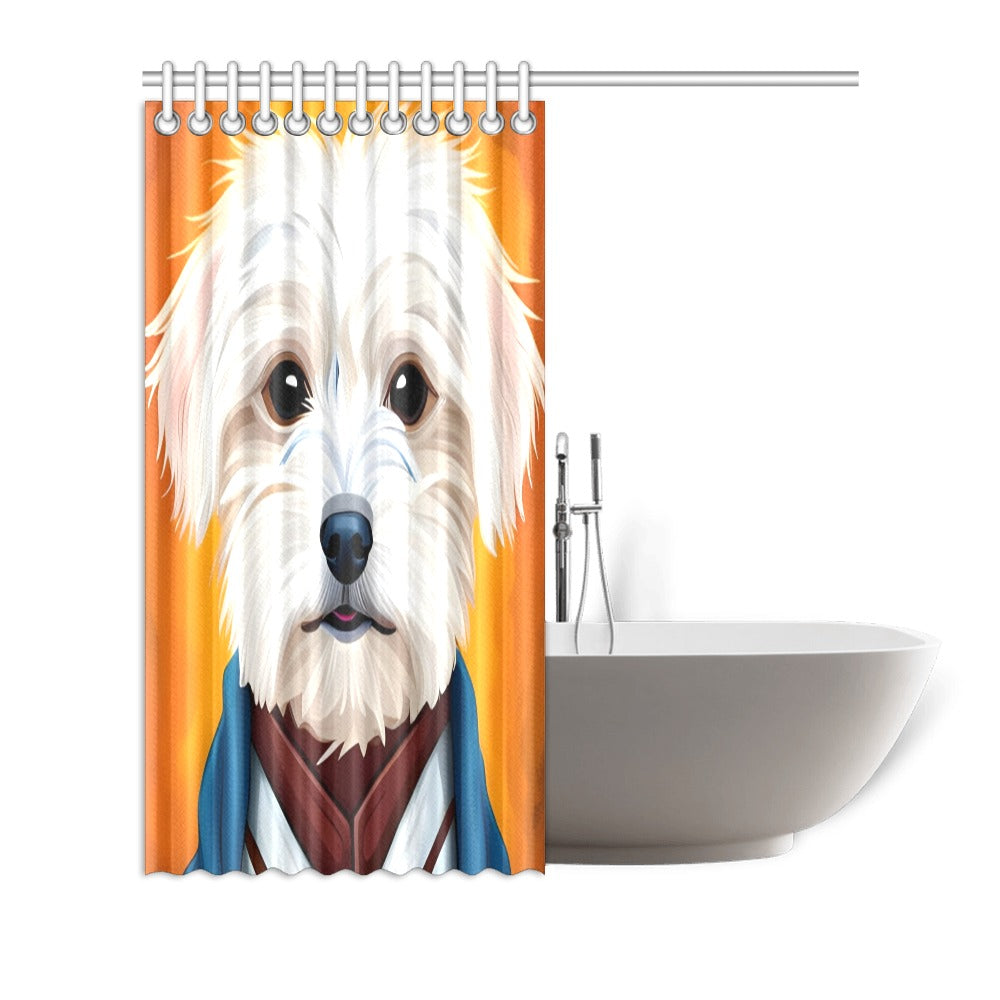 Ashie Poo the Muse Star Wars Inspired Shower Curtain 72"x72"