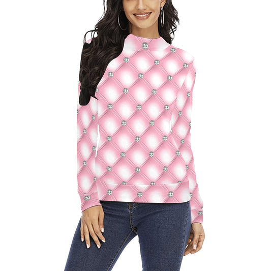 Women's  Mock Neck Sweater V1