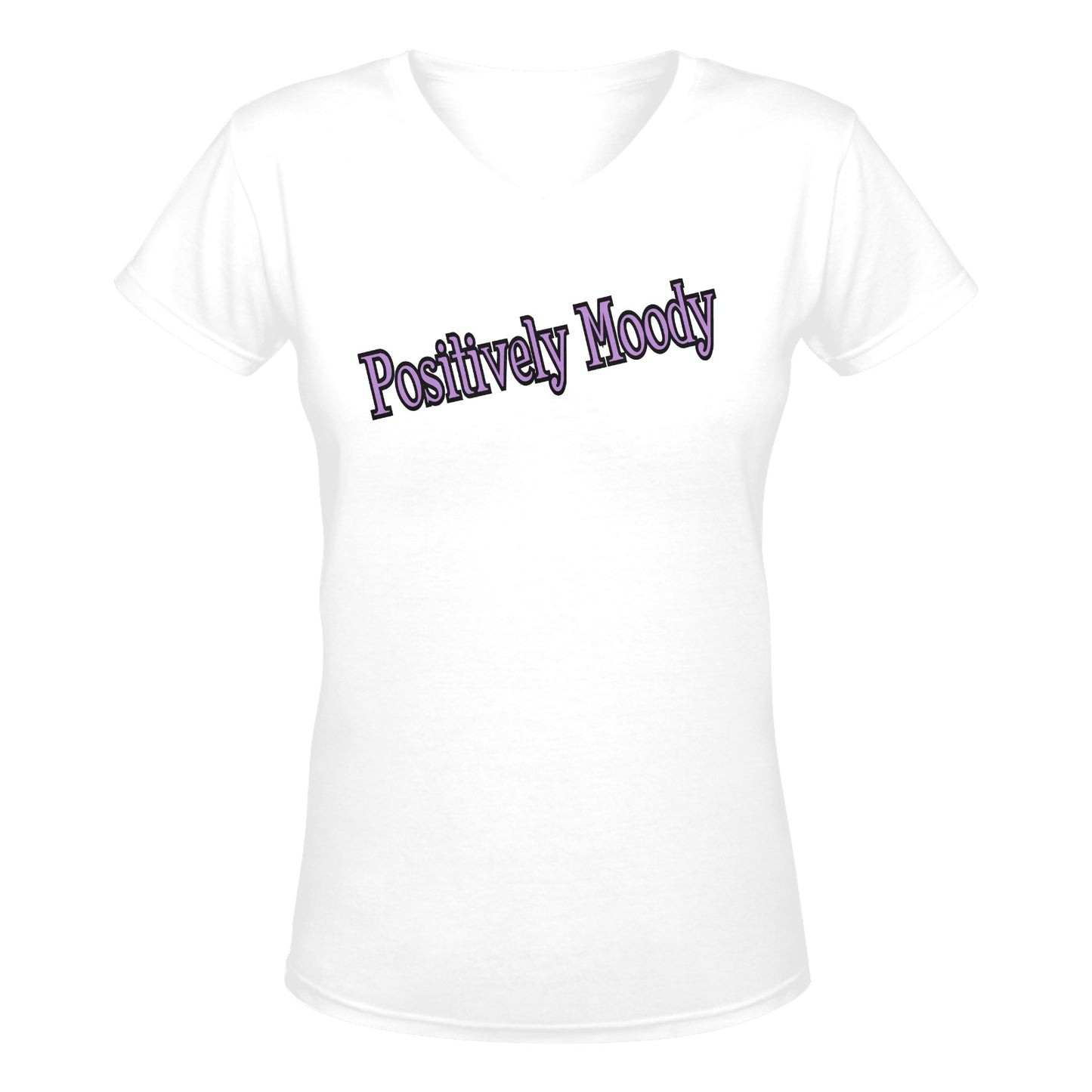 Positively Moody Women's Deep V-neck T-shirt