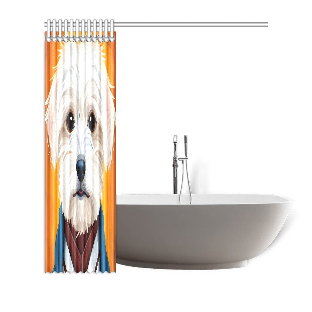 Ashie Poo the Muse Star Wars Inspired Shower Curtain 72"x72"