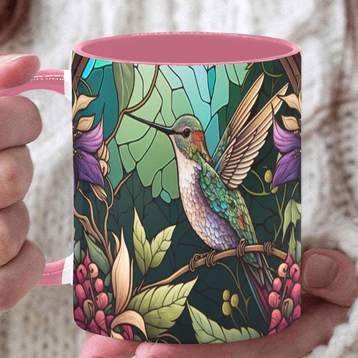 Hummingbird 7 Mugs 11 oz 10 colors