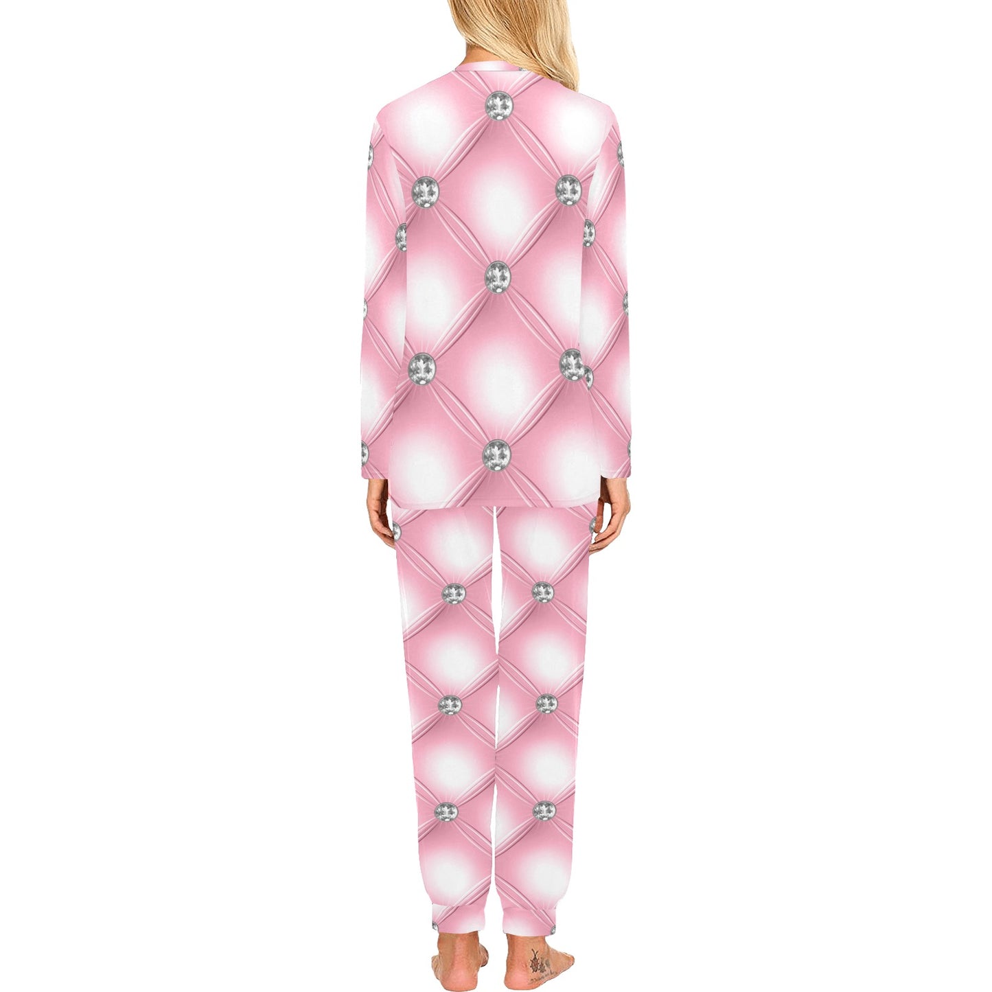 Women's All Over Print Pajama Set V1 Mood 2