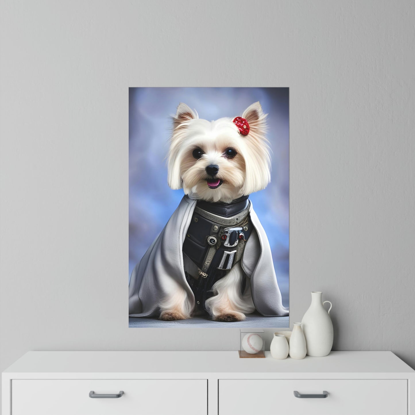 Female Maltese Star Wars Space Character Inspired Wall Decals