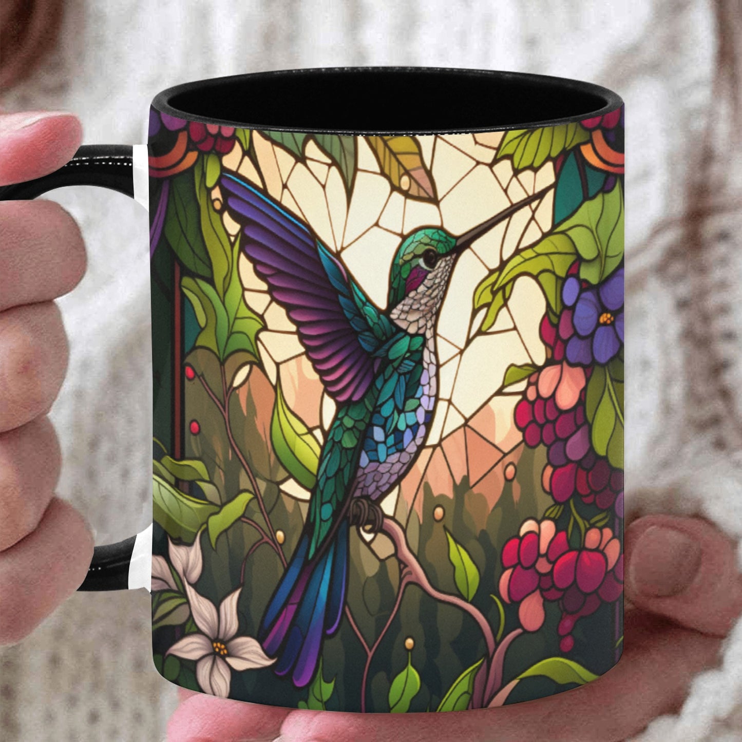 Hummingbird 6 Mugs 11oz 10 colors