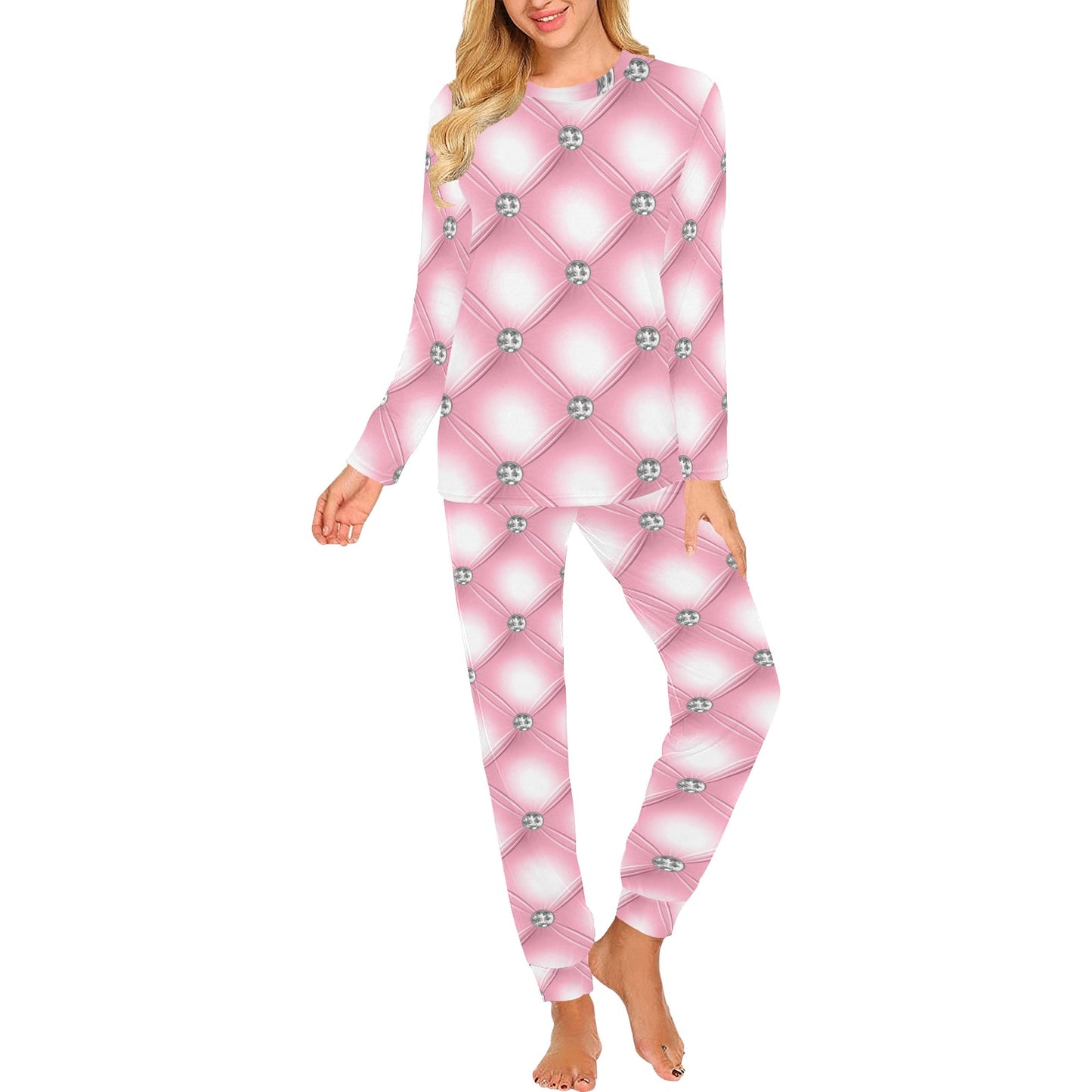 Women's All Over Print Pajama Set V2 Mood 2