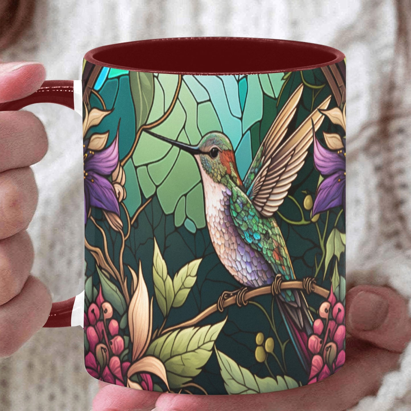 Hummingbird 7 Mugs 11 oz 10 colors