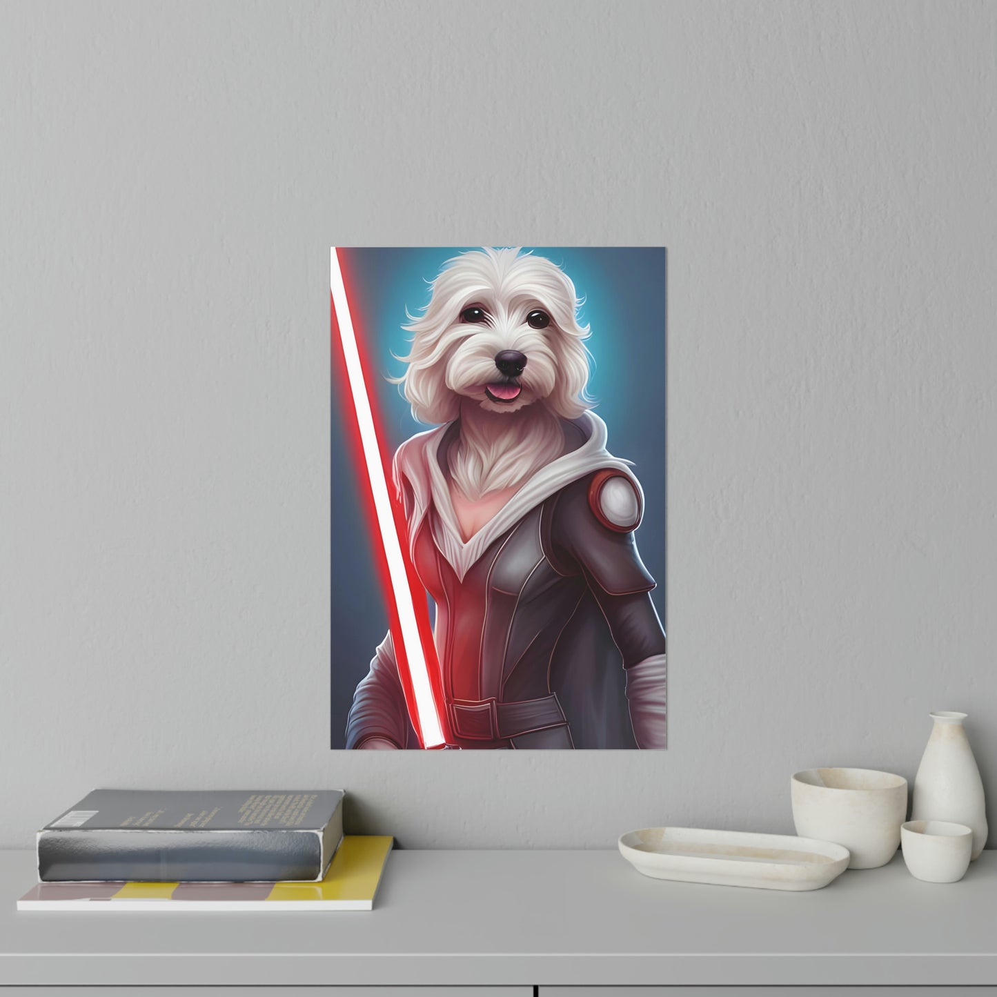 Maltese Female Star Wars Warrior Inspired Wall Decals