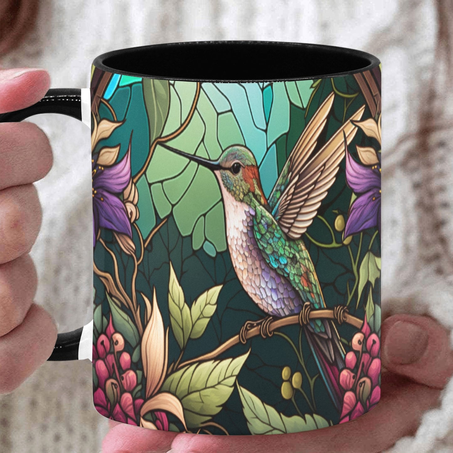 Hummingbird 7 Mugs 11 oz 10 colors