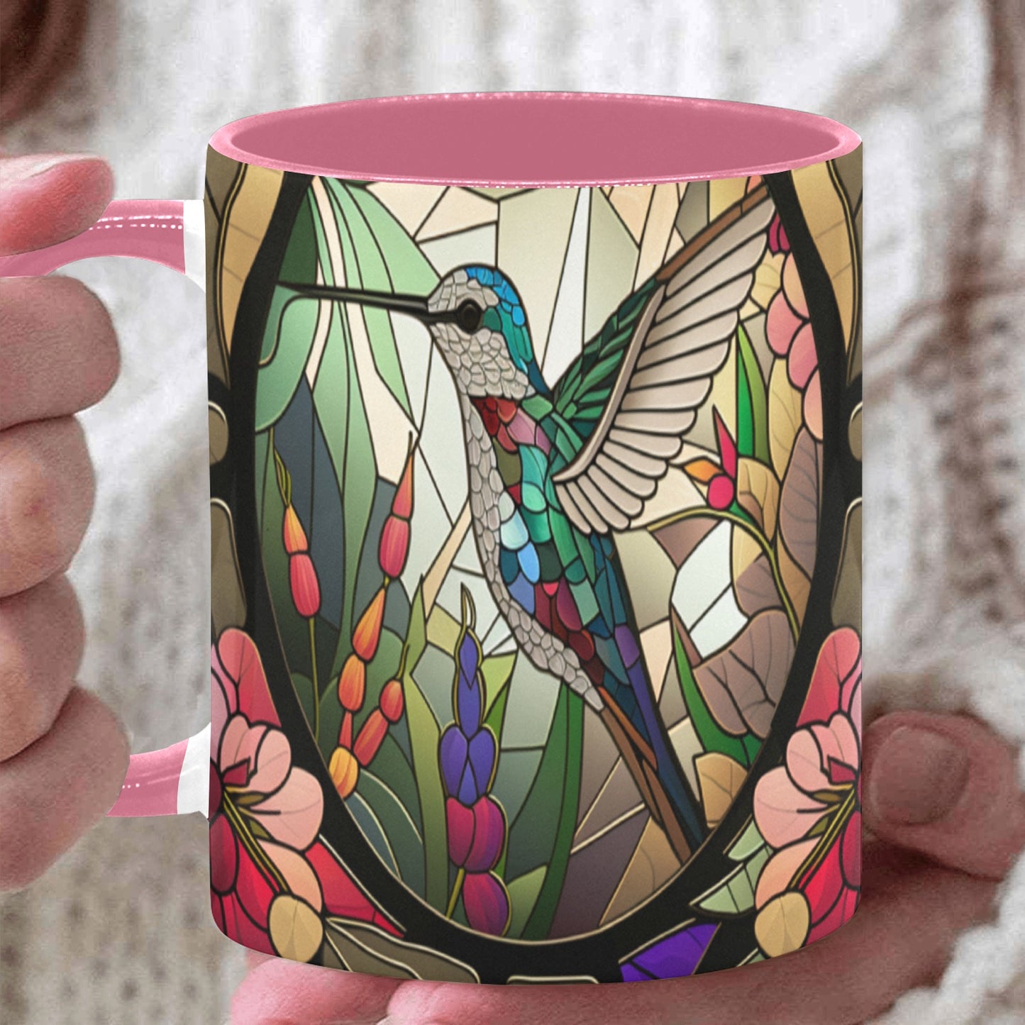 Hummingbird 4 Mugs 11 oz