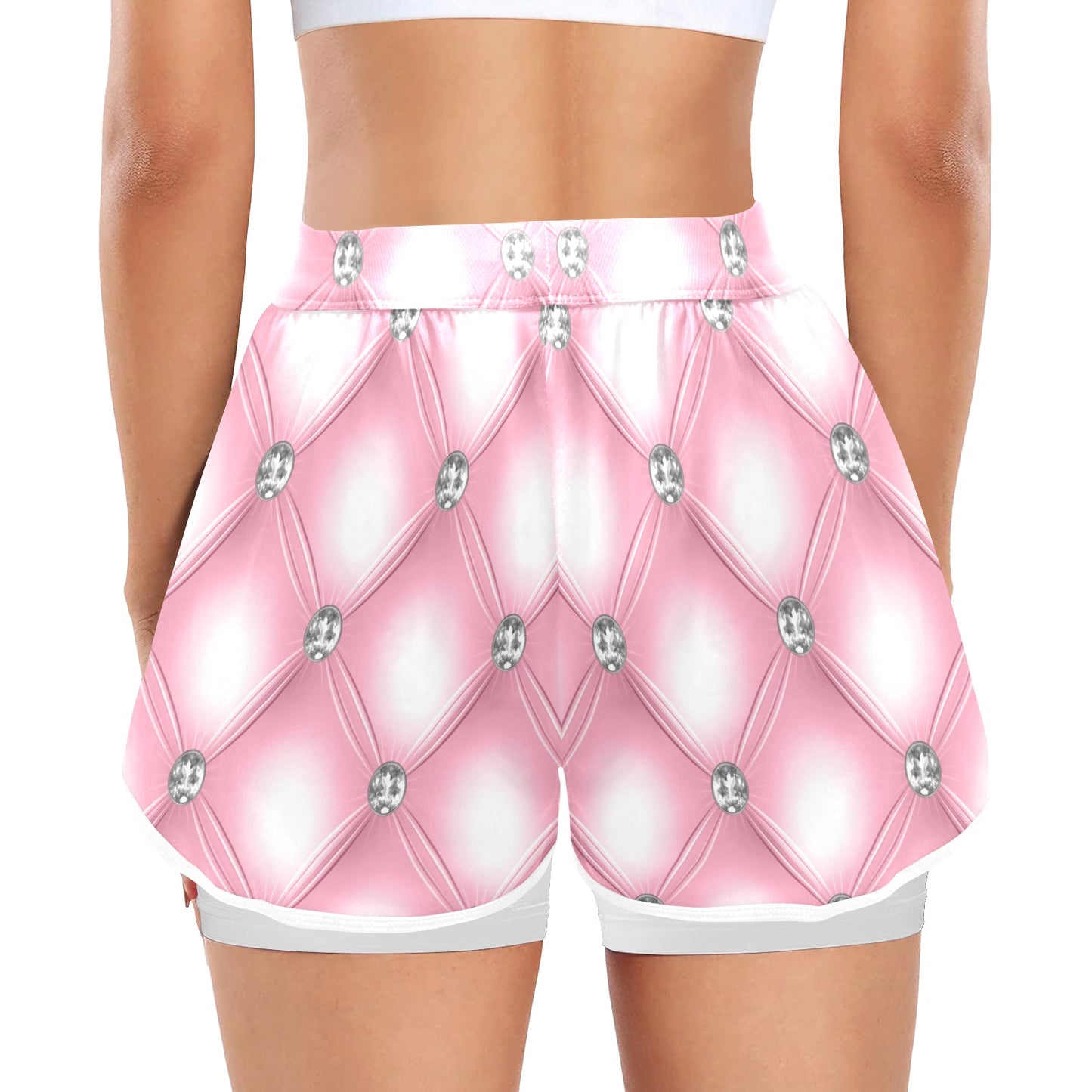 Women's Sports Shorts with Compression Liner V1