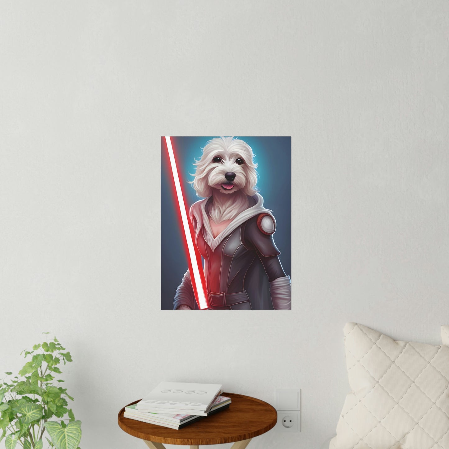 Maltese Female Star Wars Warrior Inspired Wall Decals