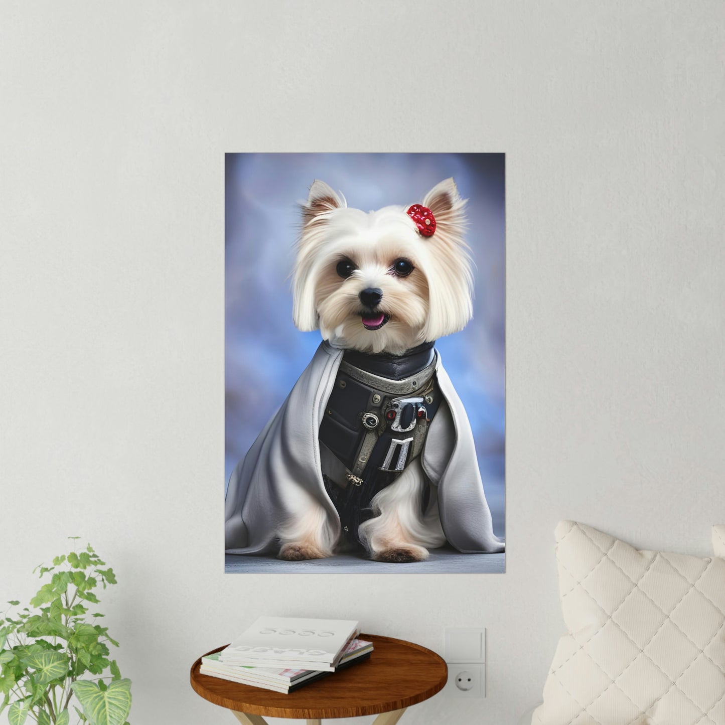 Female Maltese Star Wars Space Character Inspired Wall Decals