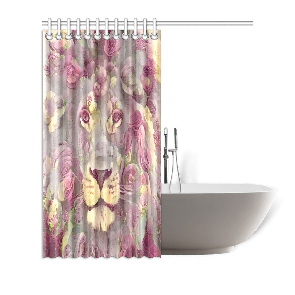 Stalker Series Lion Shower Curtain 72"x72"