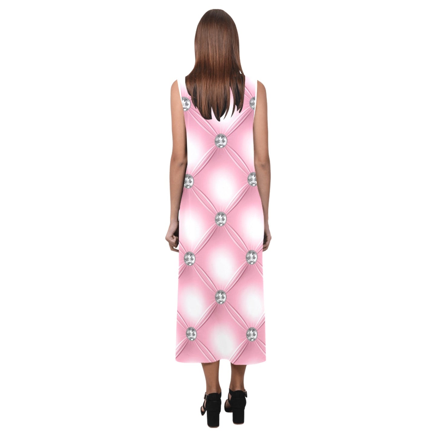 Phaedra Sleeveless Open Fork Long Dress V1